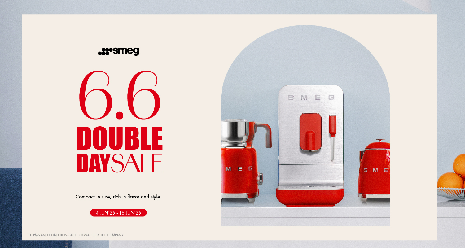 SMEG 6.6 Double Day Sale!
