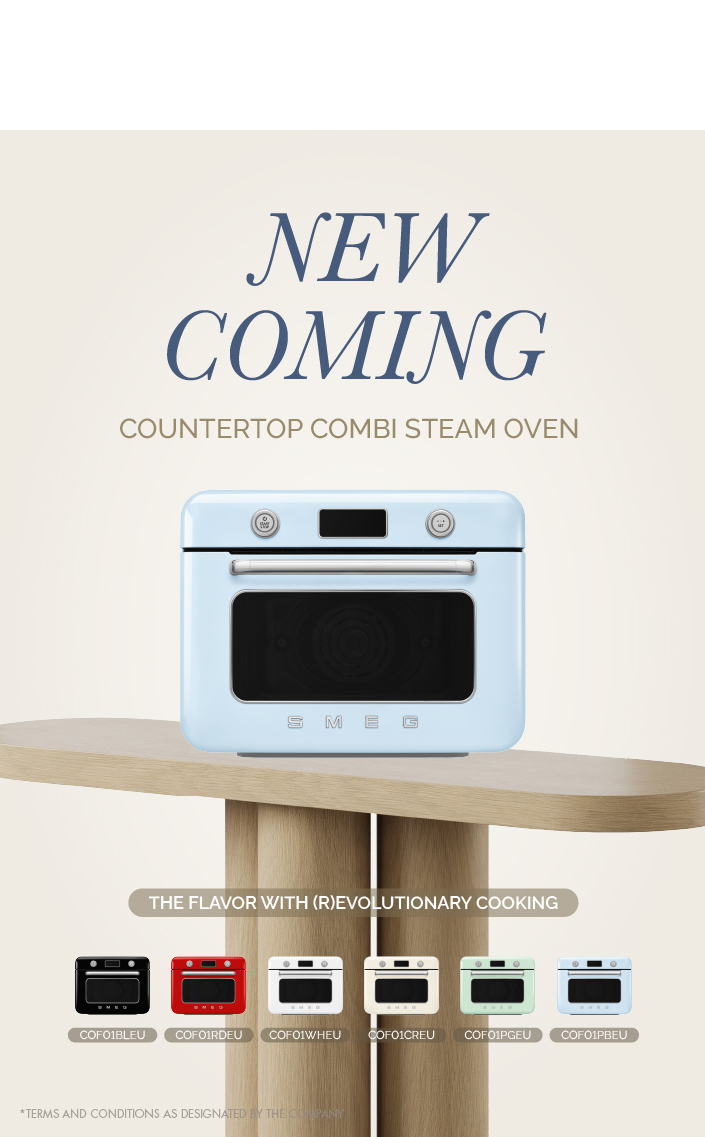 THE NEW SMEG COUNTERTOP COMBI STEAM OVEN
