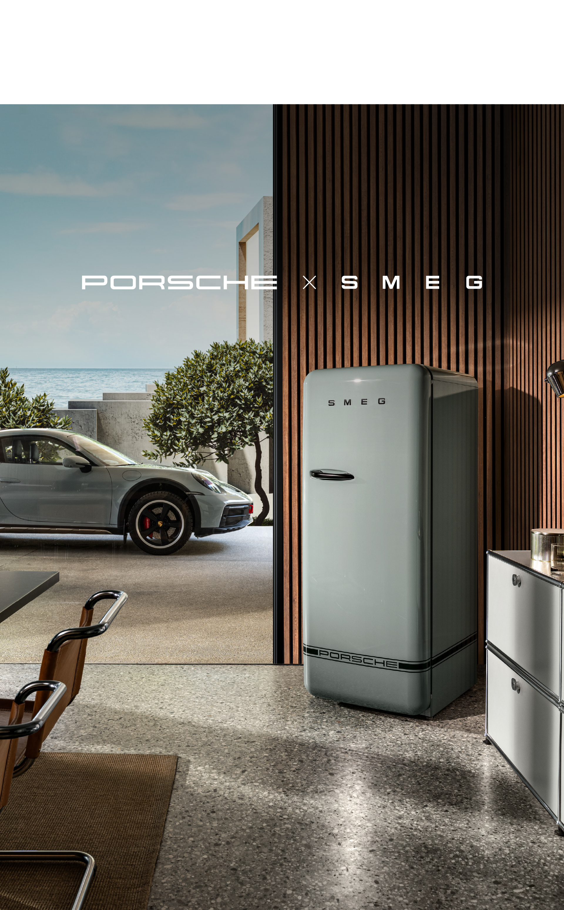 Porsche x SMEG Shade green collection