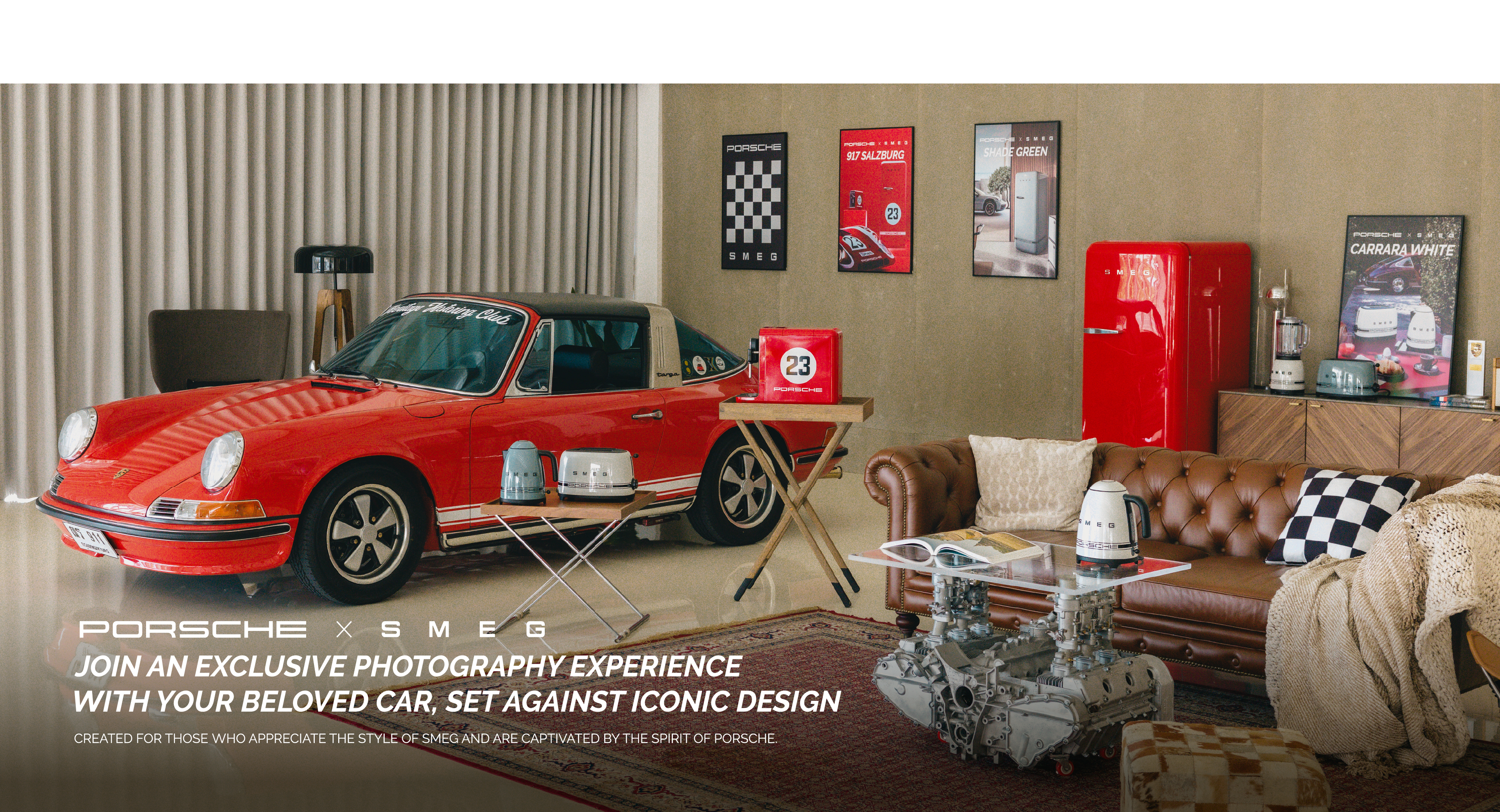 Porsche x Smeg : Exclusive Photography Experience.