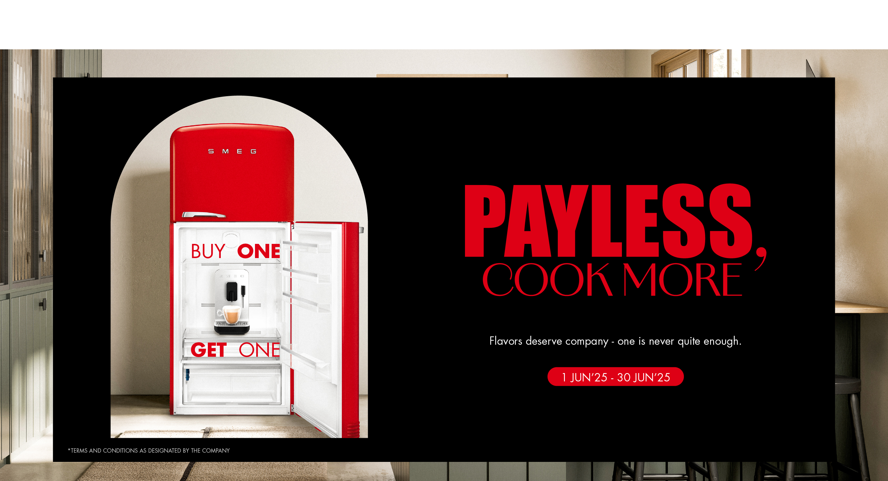 SMEG PAY LESS, COOK MORE 2025