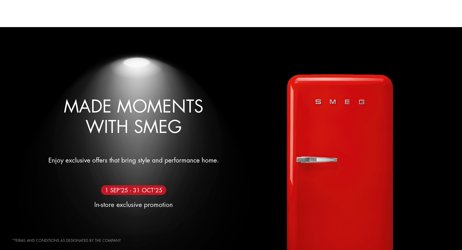 MADE MOMENTS WITH SMEG 2025